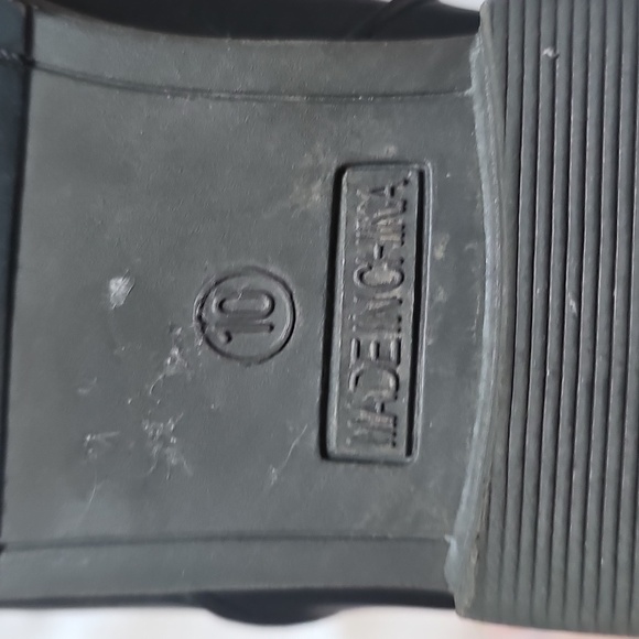 TG Black Knee-High Boots Size 10 - Picture 5 of 8